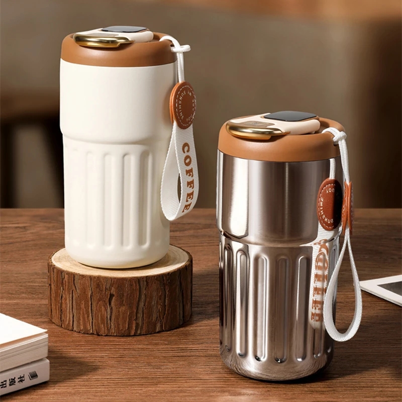 Smart Water Bottle Tracker - الفولاذ المقاوم للصدأ الذكية العزل القهوة