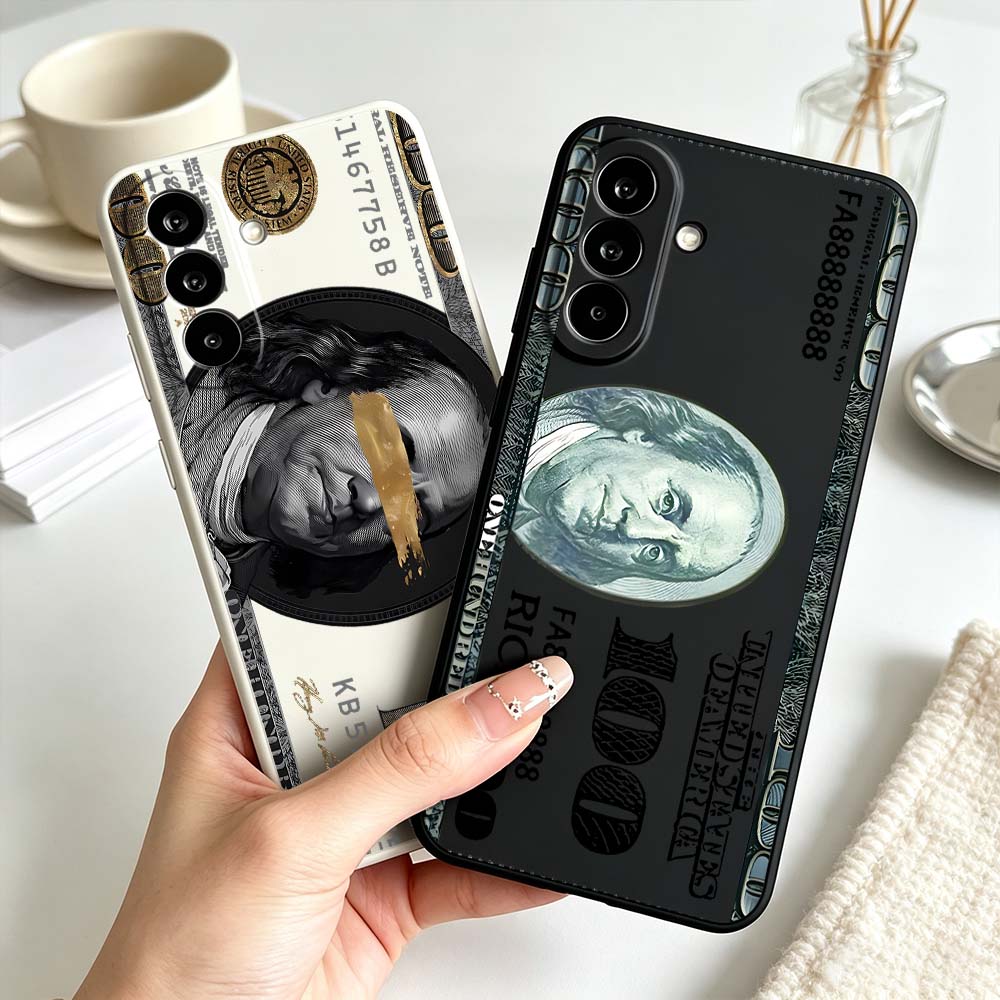 Samsung Galaxy A55 - غطاء هاتف سيليكون سائل ناعم بتصميم