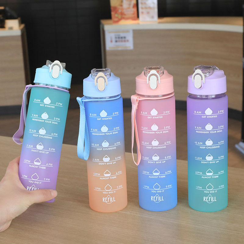 Smart Water Bottle Tracker - 700 مللي زجاجة ماء للجري زجاجة