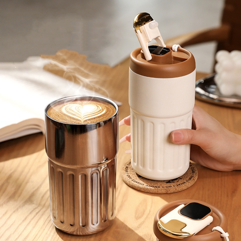 الفولاذ المقاوم للصدأ الذكية ا - مراجعة Smart Water Bottle Tracker وسعره