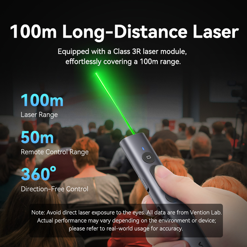Vention مؤشر ليزر لاسلكي مقدم  - مراجعة Laser Pointer Presenter وسعره