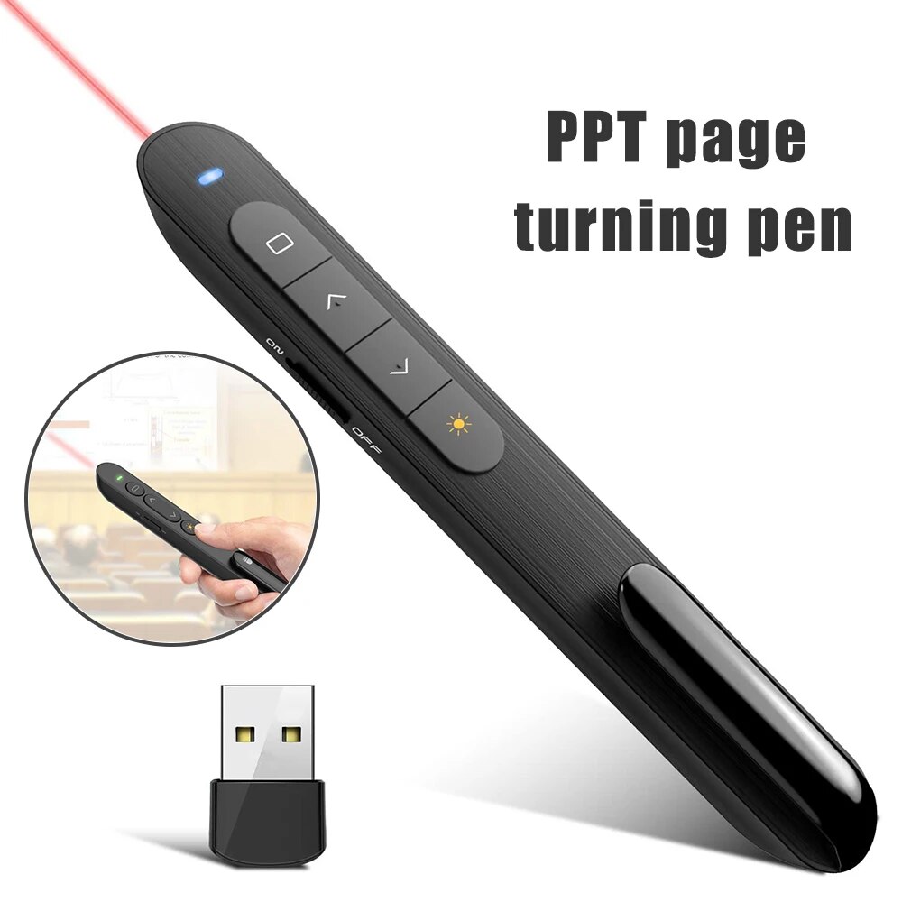 التحكم عن بعد متعدد الوظائف ال - مراجعة Laser Pointer Presenter وسعره