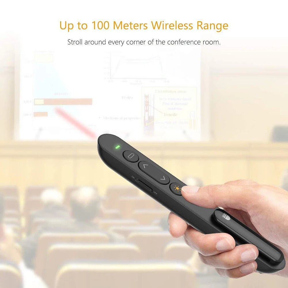 التحكم عن بعد متعدد الوظائف ال - مراجعة Laser Pointer Presenter وسعره