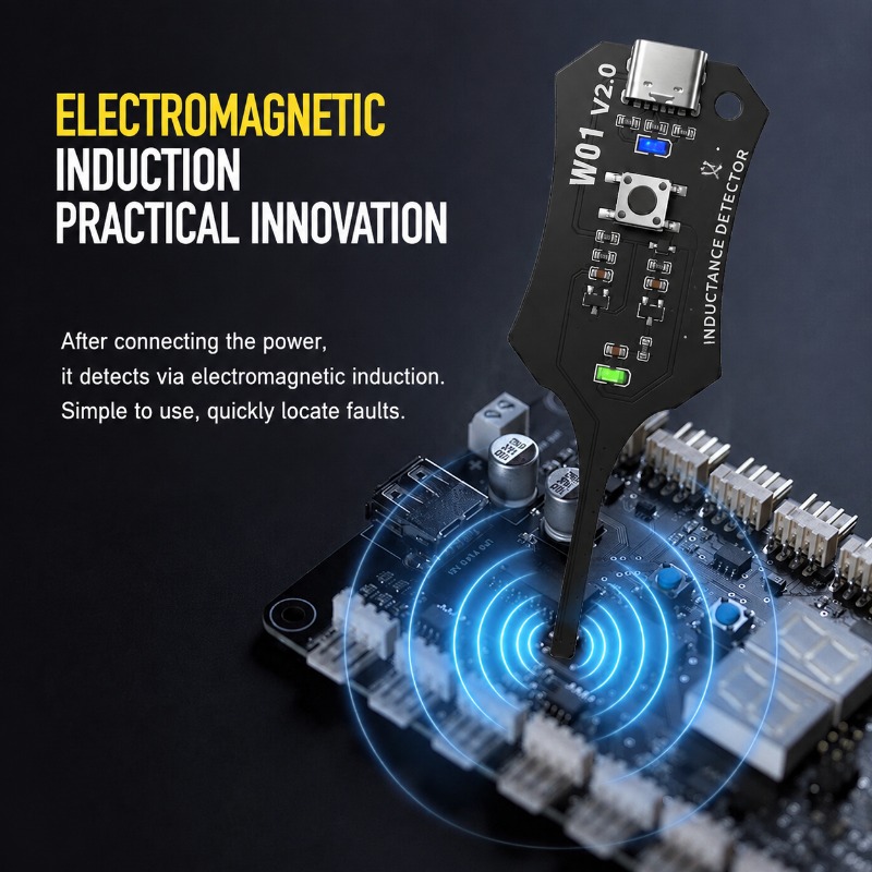 جهاز اختبار الحث V2.0 W01، سهل - مراجعة Electronics And Gadgets With A وسعره