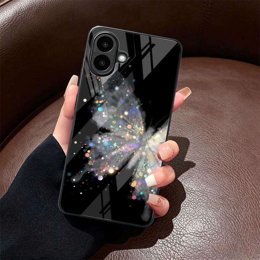 غطاء هاتف زجاجي بتصميم فراشة ك - مراجعة Samsung Galaxy A55 وسعره