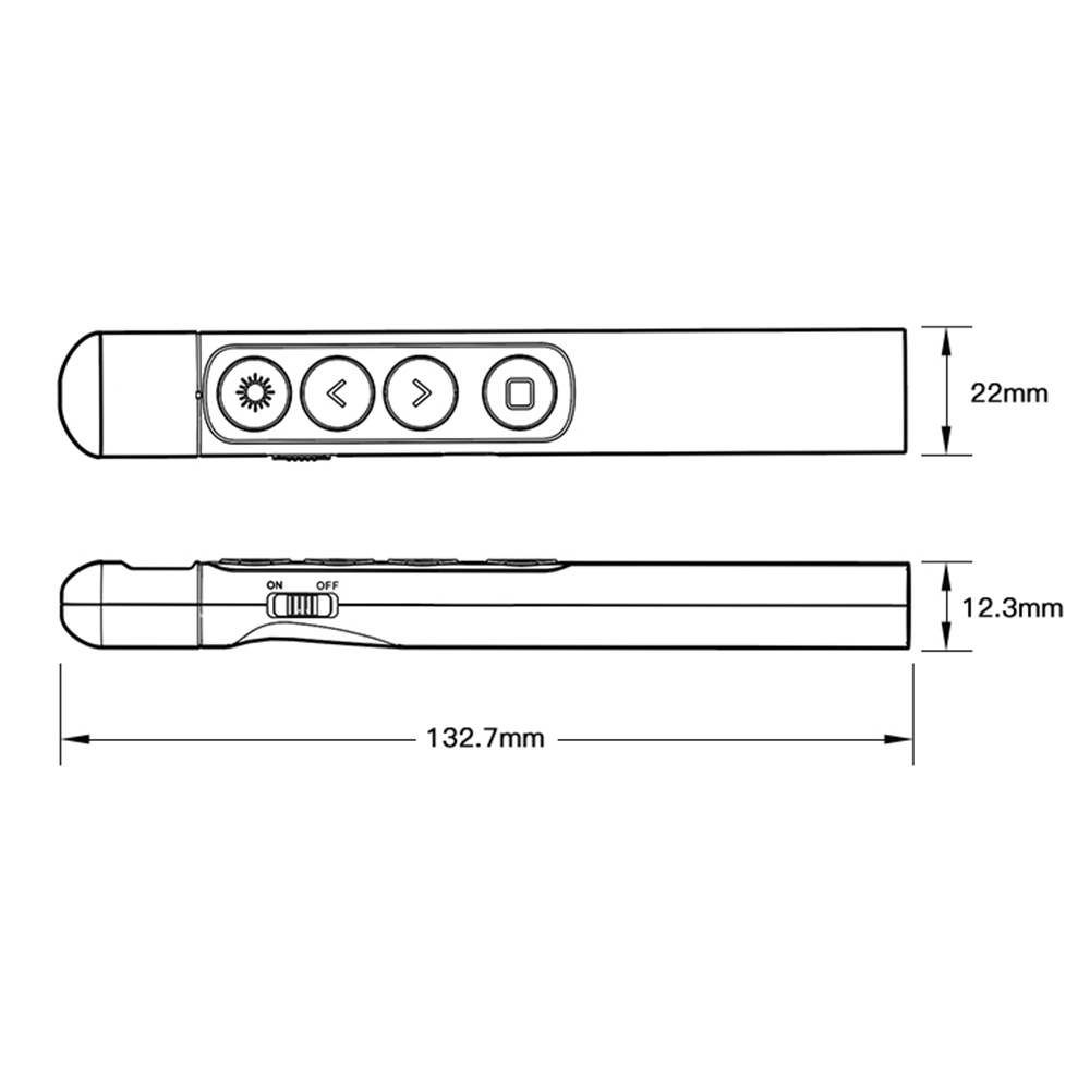 مؤشر عرض ليزر 2.4G قلم تحكم عن - مراجعة Laser Pointer Presenter وسعره