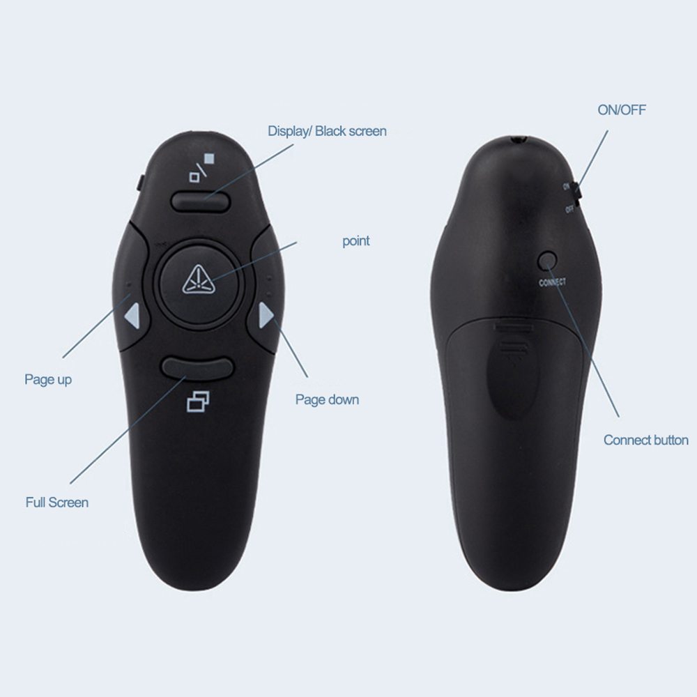 2.4 جيجا هرتز USB لاسلكي قوة ا - مراجعة Laser Pointer Presenter وسعره
