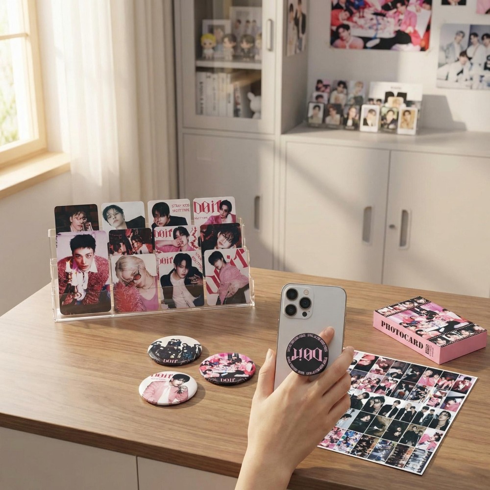 ملصقات صور فرقة K-pop ستراي SK - مراجعة Mobile Electronics Gadgets وسعره