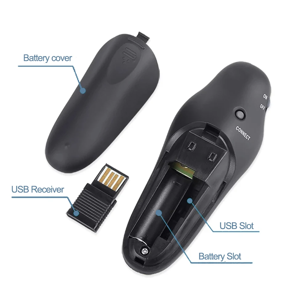مقدم لاسلكي للتحكم عن بعد 2.4  - مراجعة Laser Pointer Presenter وسعره